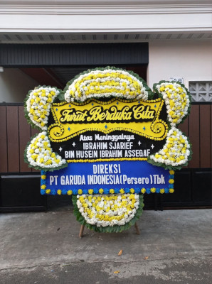 Papan Bunga Duka di Sukahaji